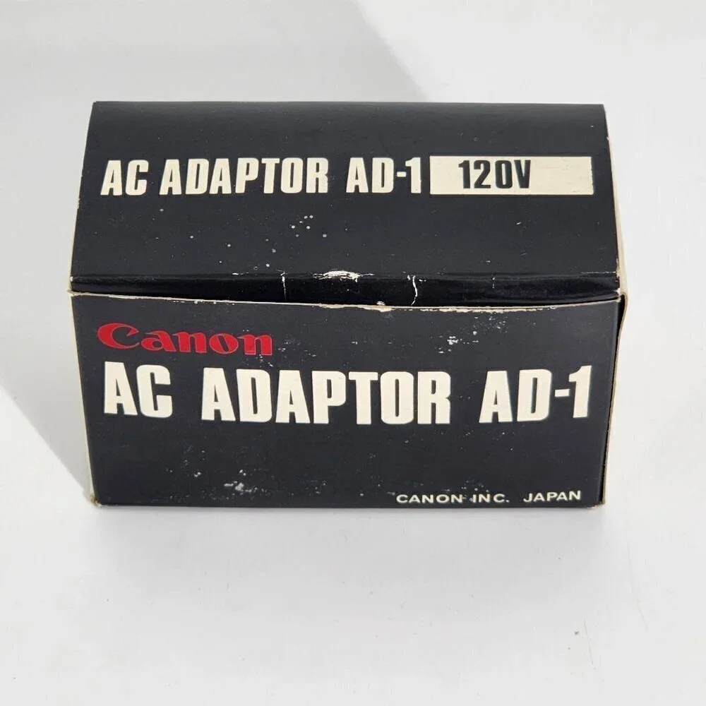 Canon AC Adaptor AD-1 120V 60Hz 4.5V 300mA Vintage Power Supply Accessory